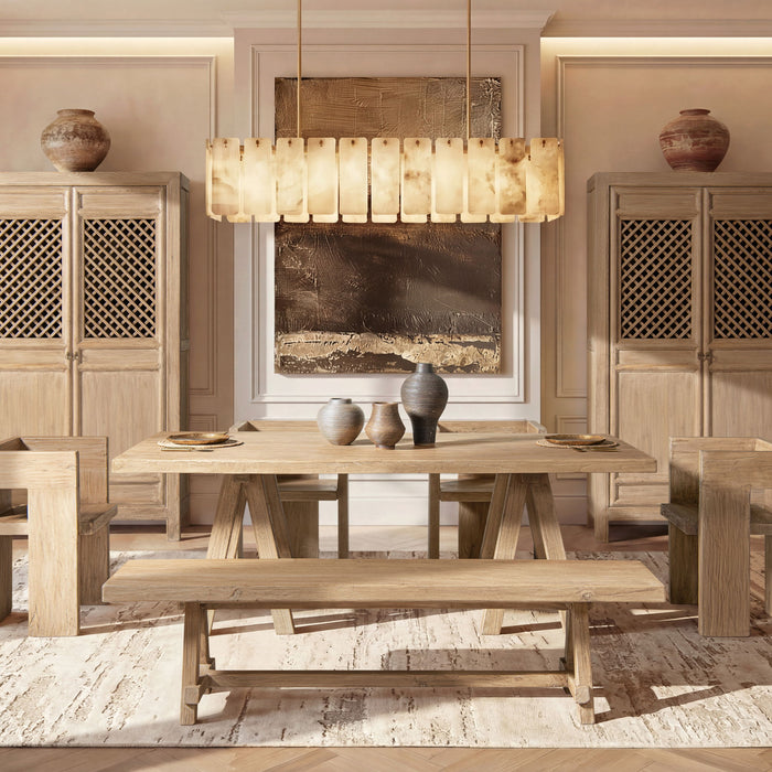 Hawthorne - Dining Bench - Natural Jennifer Taylor Home