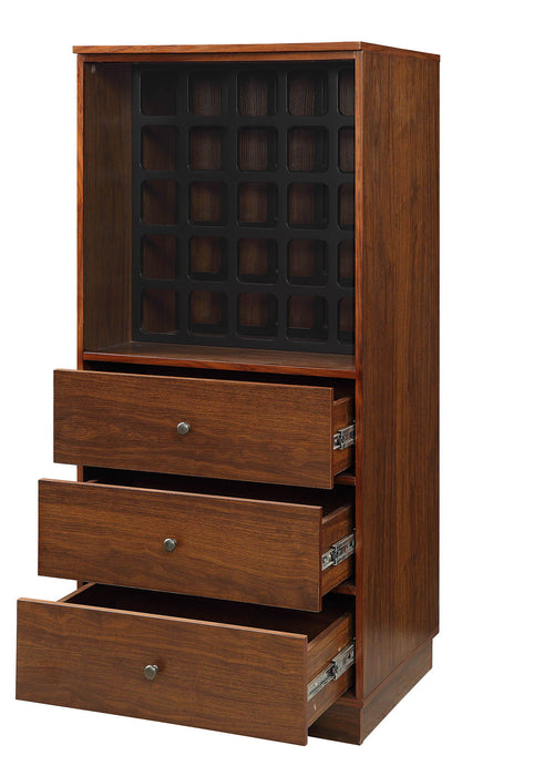 Standard Display Stand With Three Drawers - Brown