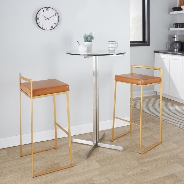 Fuji - Contemporary / Glam & Quality Construction Barstool Lumi Source