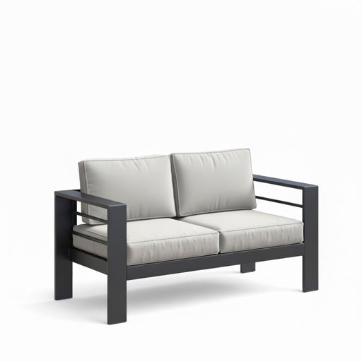 All-Weather Patio Loveseat With Thick Cushions Home Essentials
