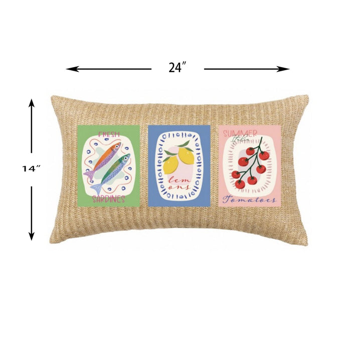 Outdoor Lumbar Pillow - Multi Daily Nest