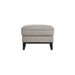 Aaron - Leather Ottoman - Mist Gray New Classic