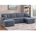 Convertible Sectional With Pull Out Bed Home Essentials