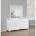 Robinson - 8 Drawer Dresser With Mirror - White Furniture Max