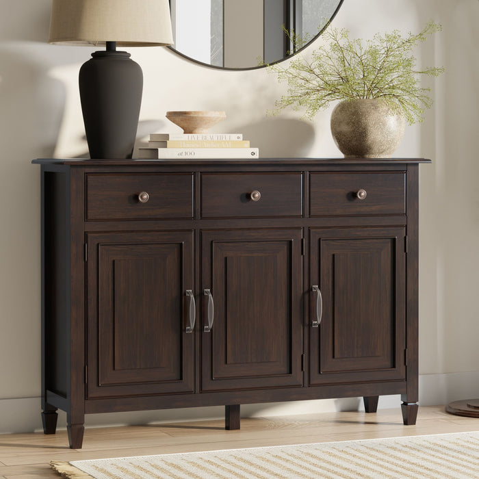 Connaught - Wide Entryway Storage Cabinet Simpli-Home