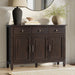 Connaught - Wide Entryway Storage Cabinet Simpli-Home
