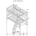 Bunk Bed With Built In Ladder, Safety Guardrails And Angled Access Step Furniture Max