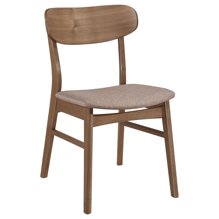 Whisten - Dining Set With Rounded Tabletop And Upholstered Chairs Furniture Max