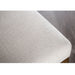 Upholstered Bench With Trestle Base - Brown / White Home Essentials
