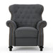 Modern Manual Push Back Recliner Chair Noble House