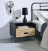 Melkree - Accent Table - Oak & Black ACME