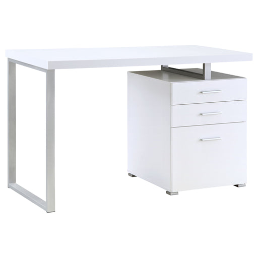 3 Drawer Reversible Office Desk Furniture Max