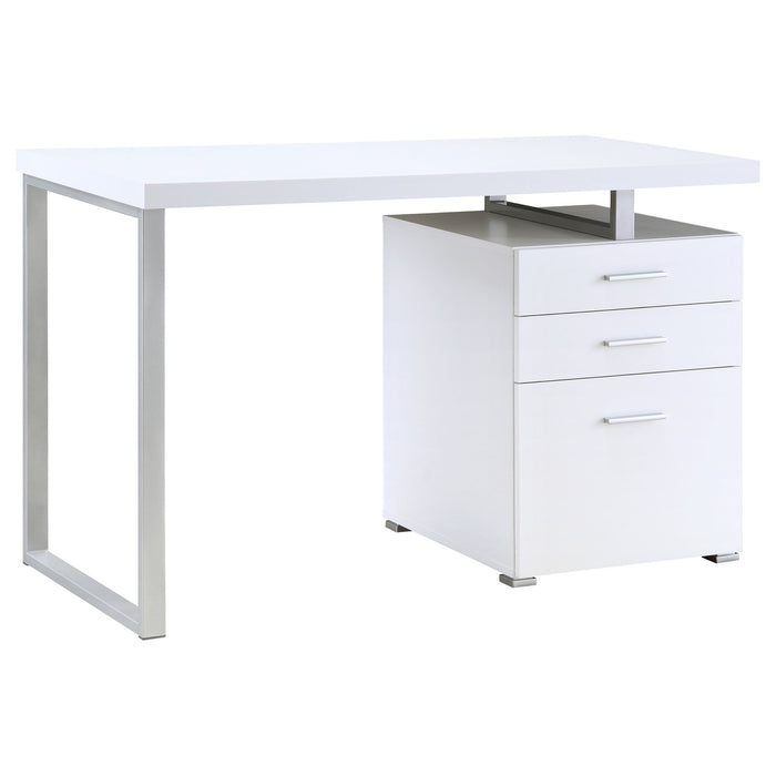 3 Drawer Reversible Office Desk Furniture Max
