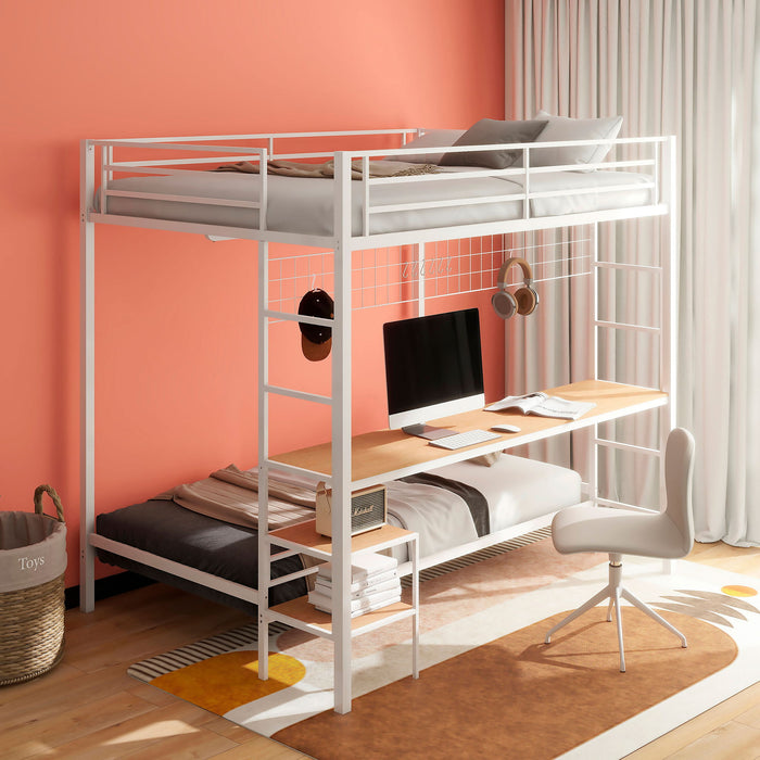 Barham - Workstation Bunk Bed With Integrated Desk Furniture Max