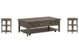 Paxton Place - Rectangular Caster Cocktail Table Set Magnussen Furniture