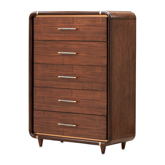 Mason Park - 5-Drawer Gentlemen's Chest - Umber