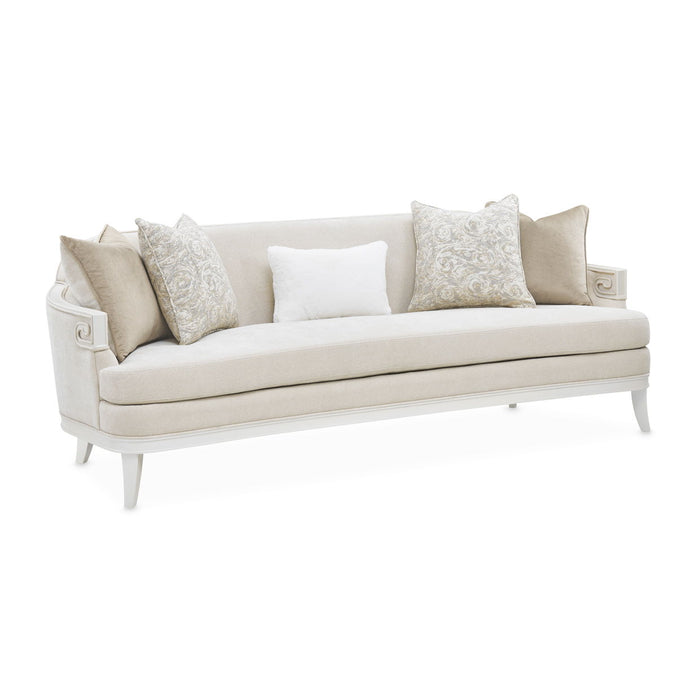 La Marisia - Chenille Sofa - Tranquil / Creamy Pearl