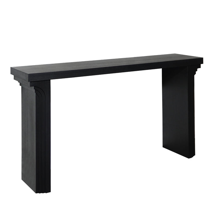 Console Table With Decorative Molding Home Essentials