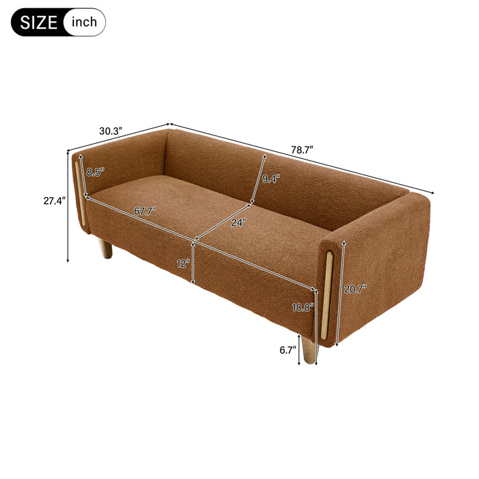 Modern 3 Seater Sofa Noble House