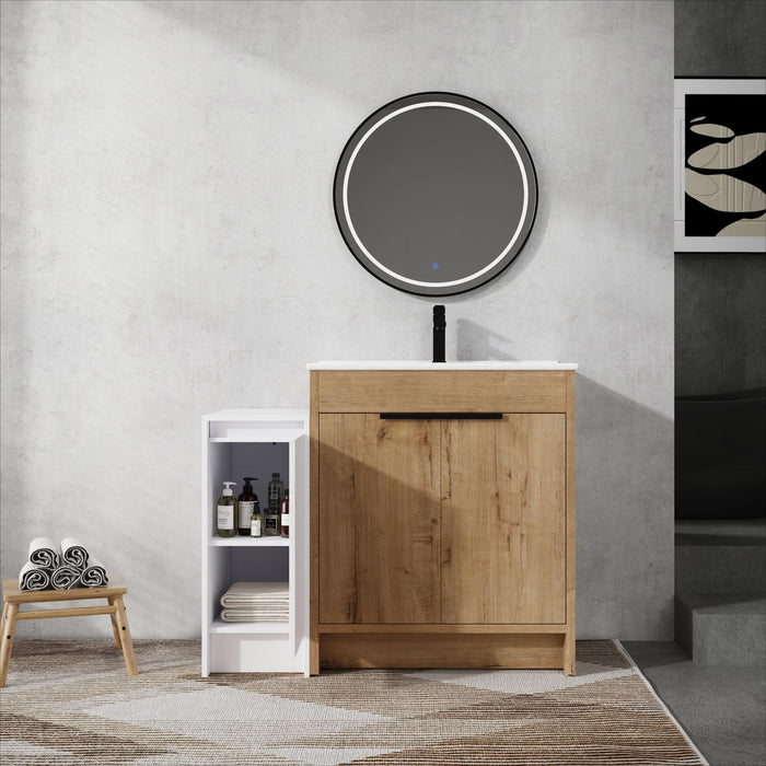 Freestanding Bathroom Vanity With Sink And Storage Cabinets, Soft Closing Doors Home Essentials