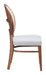 Regents - Dining Chair (Set of 2) - Walnut / Light Gray Zuo Modern