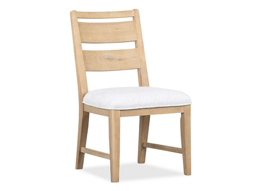Somerset - Dining Side Chair With Upholstered Seat (Set of 2) - Butternut and Omari Natural Magnussen Furniture