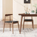 Dining Chairs With Ergonomic Backrest (Set of 2) Noble House
