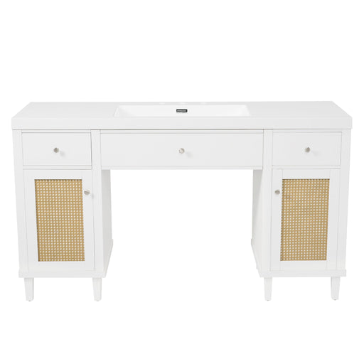 Bathroom Vanity With Sink, Spacious Storage Cabinet Noble House