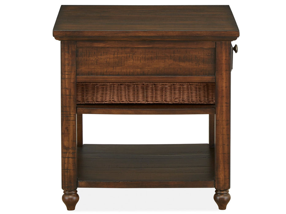 Cottage Lane - Wood Rectangular End Table - Coffee Magnussen Furniture