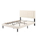 Upholstered Platform Bed With Slats Home Essentials