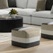 Clay - Square Pouf, Upholstered Simpli-Home