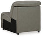Correze - Armless Chair - Gray Signature Design by Ashley®