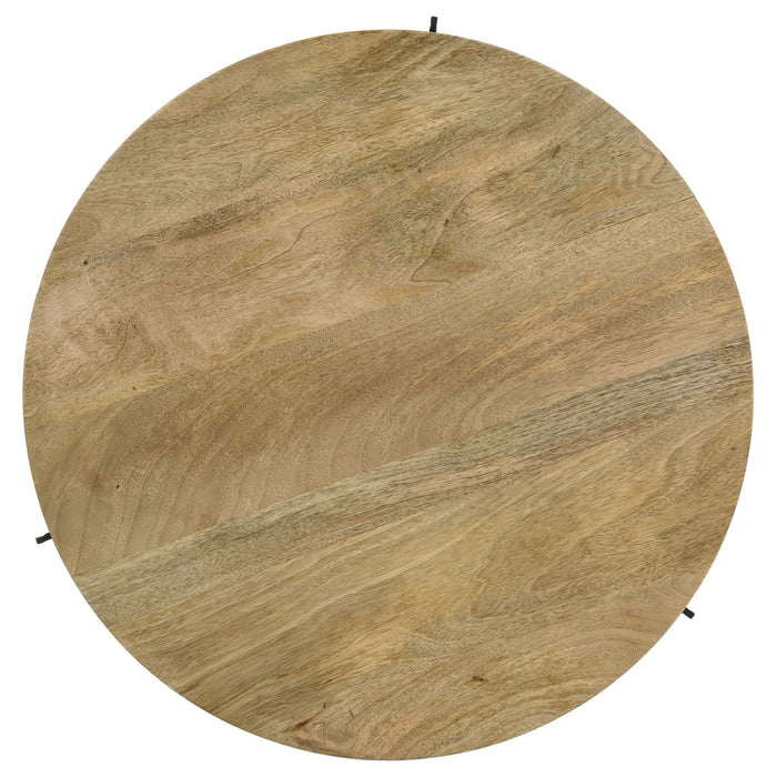 Mickelson - Round Coffee Table - Natural Furniture Max