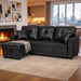 Sectional Sofa With Pull Out Bed, Reversible Chaise Home Essentials