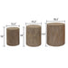 Cylinder Nesting Tables (Set of 3) Home Essentials
