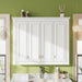 Wall Mounted Medicine Cabinet With Adjustable Shelf - White Hearth and Haven