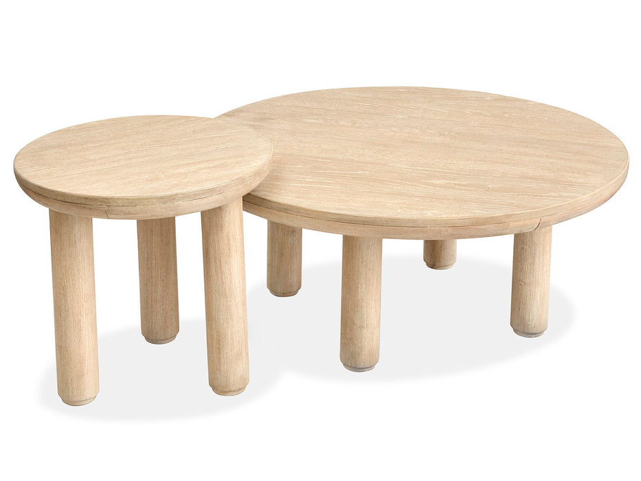 Sunset Cove - Nesting Cocktail Table With Casters Magnussen Furniture