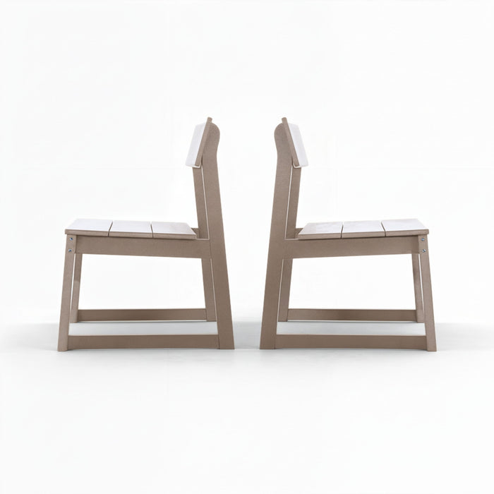 All Weather Patio Dining Chairs (Set of 2)
