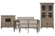 Lancaster - 5 Piece Extendable Rectangular Dining Table Set Magnussen Furniture