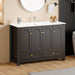 Bathroom Vanity With Sink Combo, 4 Soft Close Doors And 2 Drawers Home Essentials