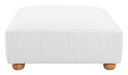 Tayte - Ottoman - White Zuo Modern