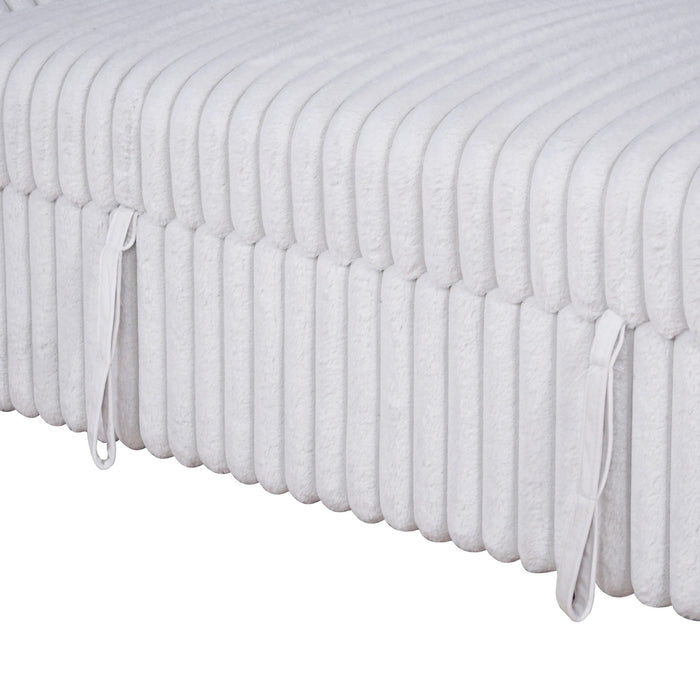 Bliss - Loveseat With Pull Out Bed - Mist Gray