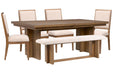 Marcel - Extendable Trestle Dining Table Set Magnussen Furniture
