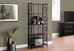 Bookshelf, Bookcase, Etagere, 4 Tier, For Office, Contemporary & Modern - Espresso 8th Street