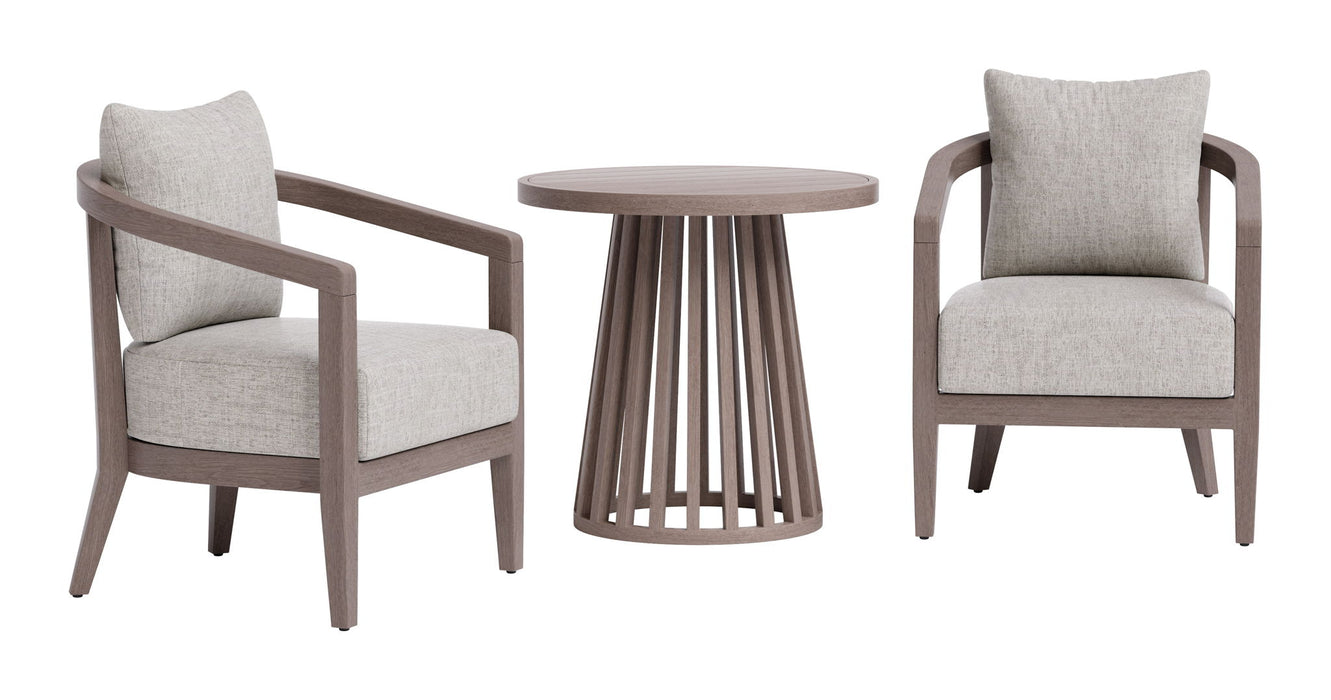 Viola - Patio Seating Set - Brown Zuo Modern