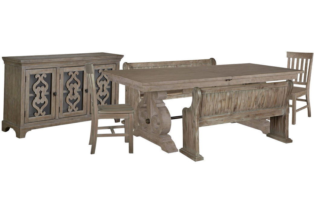 Tinley Park - Extendable Rectangular Dining Table Set Magnussen Furniture