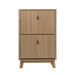 Entryway Shoe Cabinet With Flip Down Storage, Ultra Thin Freestanding Design For Home Use - Oak Home Essentials