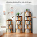 5 Tier Rotating Bookshelf, Spinning Design Home Essentials