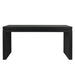 Modern Rustic Wood Table, Rectangular Living Room Center Table With Floating Top Design Home Essentials