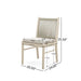 Cordoba - Dining Chair (Set of 2) With Acacia Wood Frame And Water Repellent Fabric - Beige / Yellow Noble House